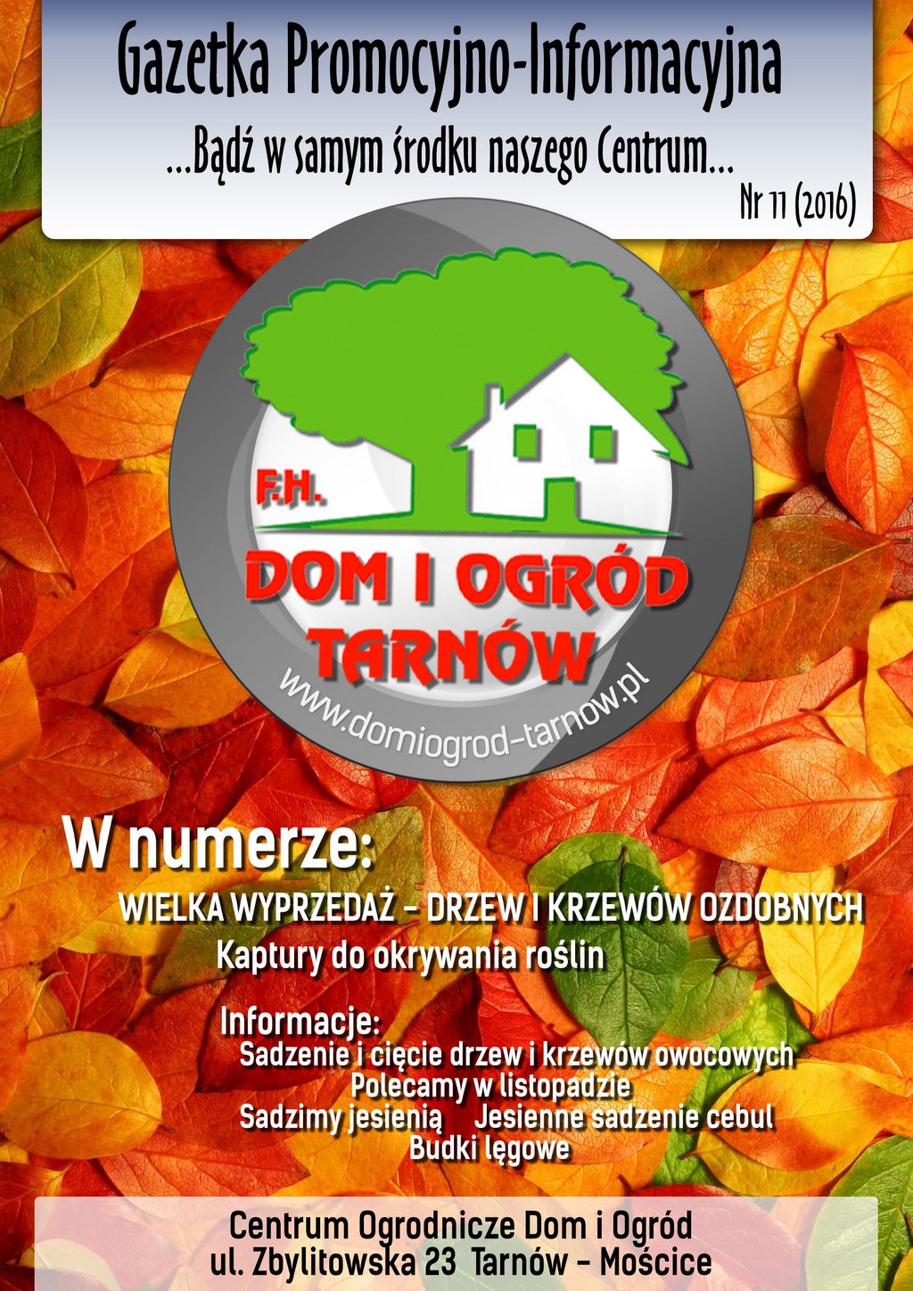 Gazetka Promocyjno-Informacyjna - 11/2016